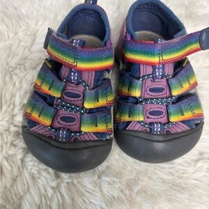 Keen Kids Sandals with Rainbow Straps